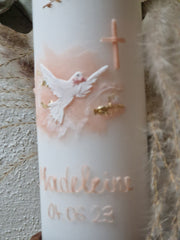Taufkerze Mädchen "Madeleine"