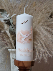 Taufkerze Mädchen "Madeleine"