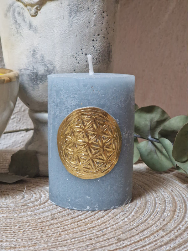 Kerze "Blume des Lebens"