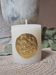 Kerze "Blume des Lebens"