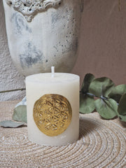 Kerze "Blume des Lebens"