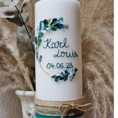 Taufkerze Junge Modell "Karl"