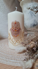 Kerze "Hand der Fatima"
