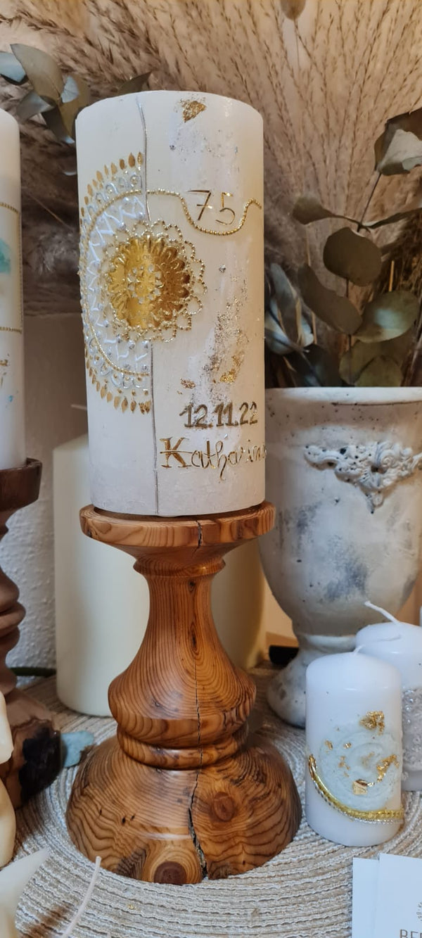 Geburtstagskerze Mandala